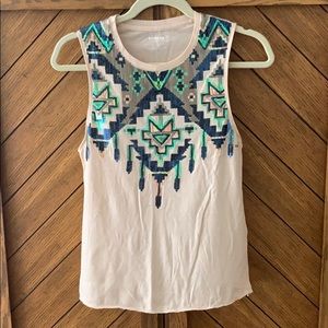 NWT Express Sequin muscle tank